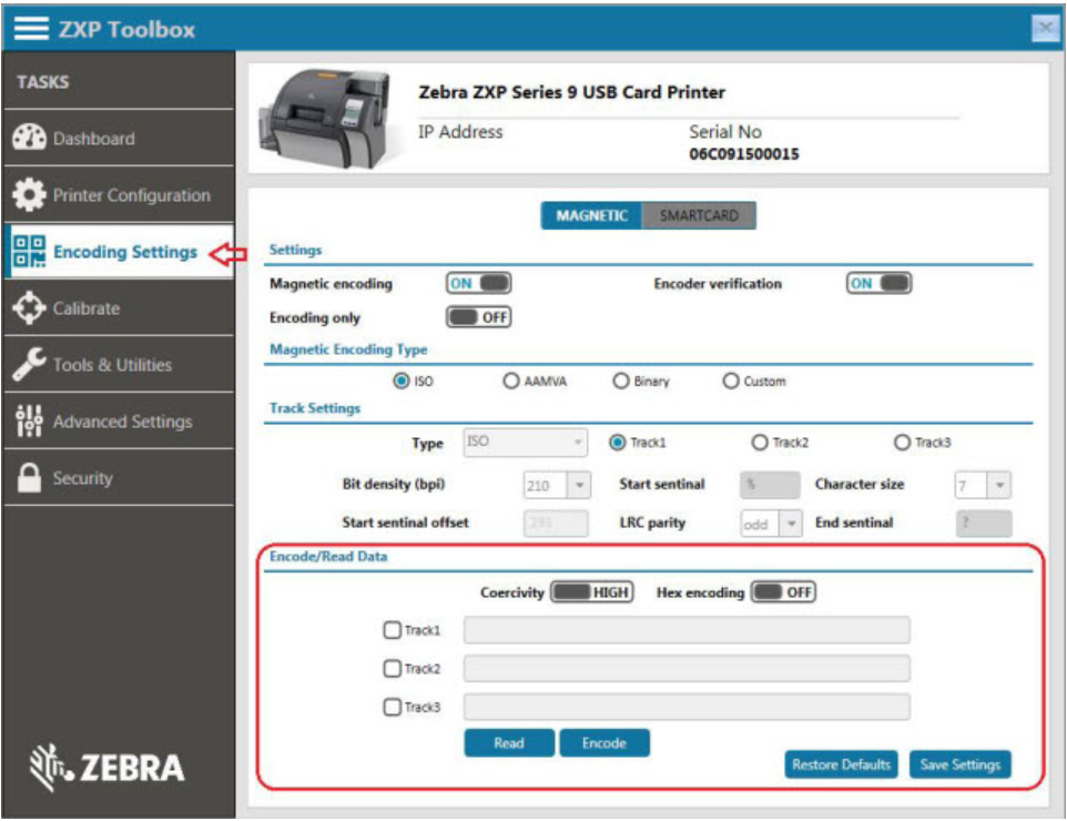 Performing Basic Mag Encoding Test on the ZXP Series 9