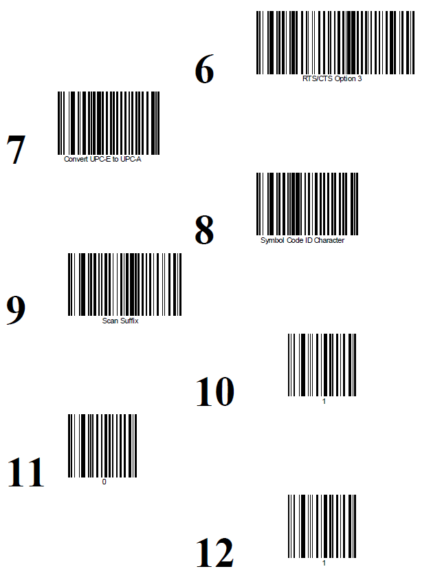 Programming Zebra Scanners for Communication to the Verifone Ruby