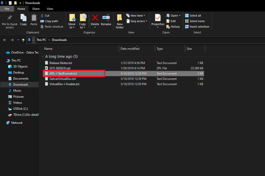 Printing Intermec Programming Language (IPL) with Zebra Printers