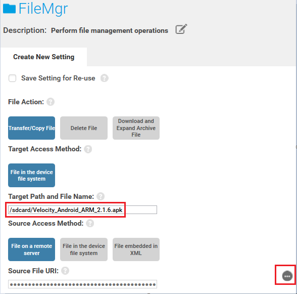Install Android Package (APK) via StageNow Tool