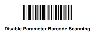 パラメータ バーコード デコードの有効化/無効化