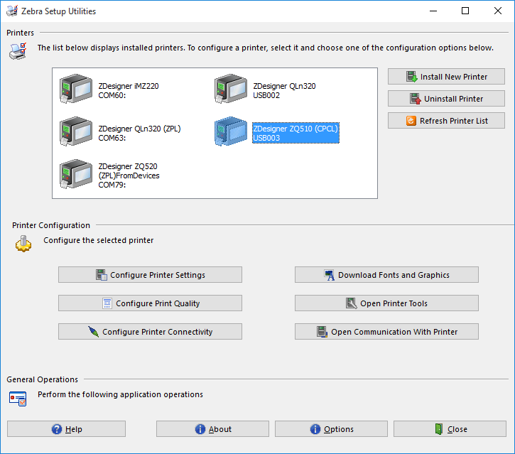 При установке принтера нет usb порта windows 7