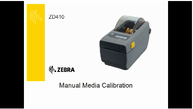 ZD410 Manual Media Calibration Video