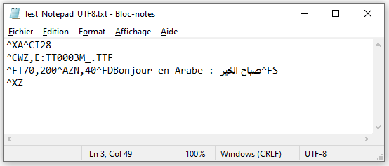 Printing With International Characters