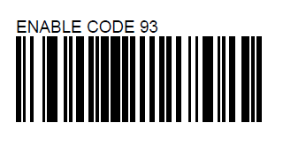 Scanning Code 93 Barcode