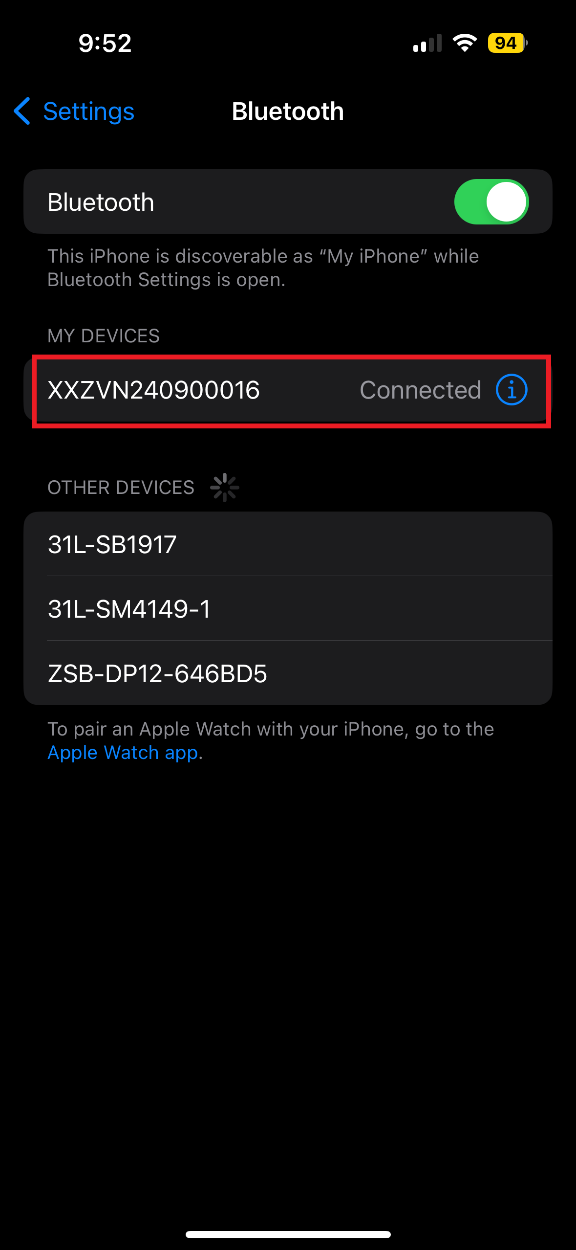 Konfigurieren Sie Bluetooth und drucken Sie Testetiketten mit der Zebra