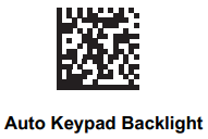 DS3678-KD: キーパッドのバックライトの構成