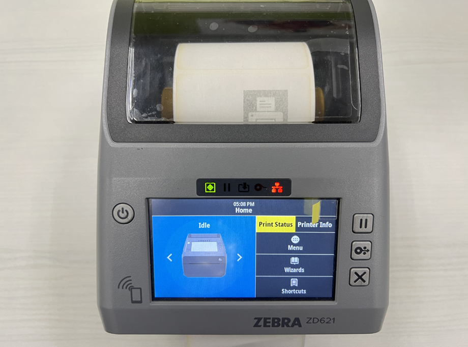 Changing The Display Orientation On A Color Touch Panel Printer