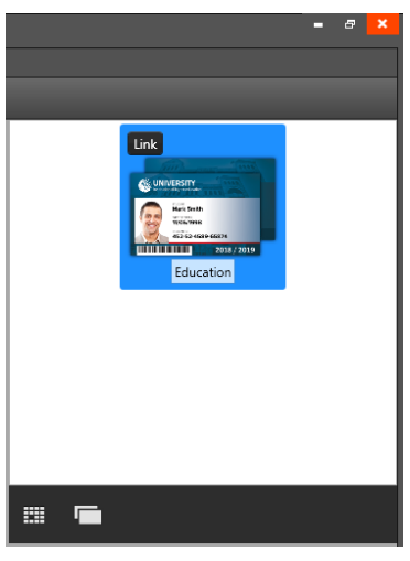 CardStudio 2.0 Link Card Design to Record