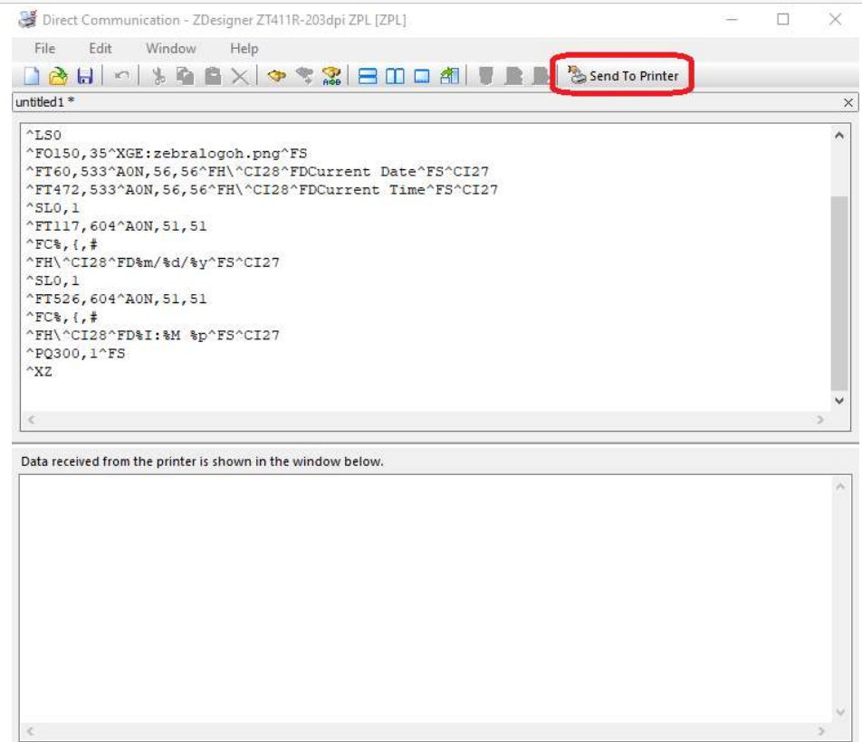 Zebraラベルへのタイムスタンプの追加