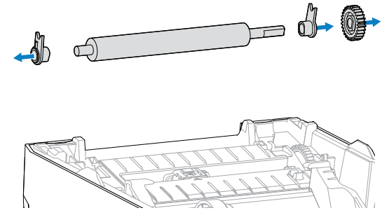 Cleaning and Replacement for the ZD230TA Platen Roller