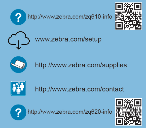 ZQ610, ZQ620, ZQ630 Quick Setup Guide