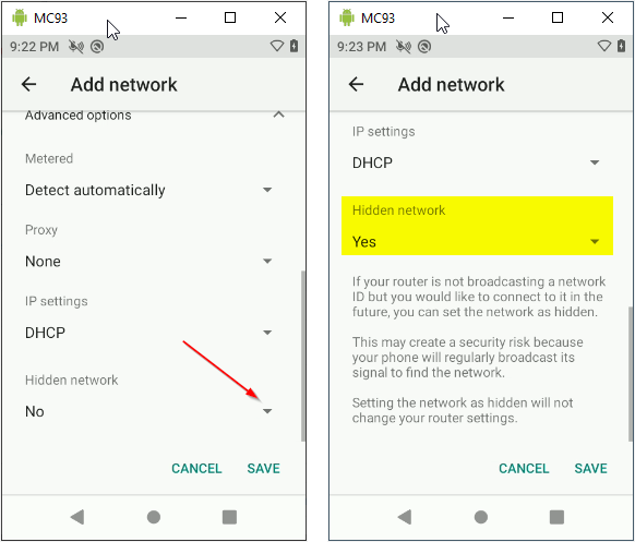 Android 10: Connect To A Hidden Network