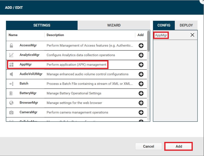 Setting Enterprise Home Screen (EHS) as Default Launcher Using StageNow ...