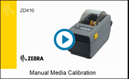 fatning Tag telefonen Privilegium Video: Manual Media Calibration on ZD410