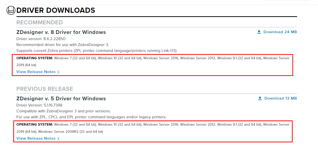 Zebra Printer Driver Installation error with ARM platform