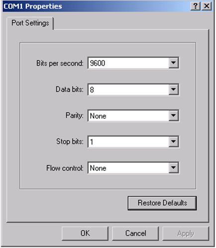 Setup port. Настройка com порта. Последовательный порт com1. Гипертерминал.