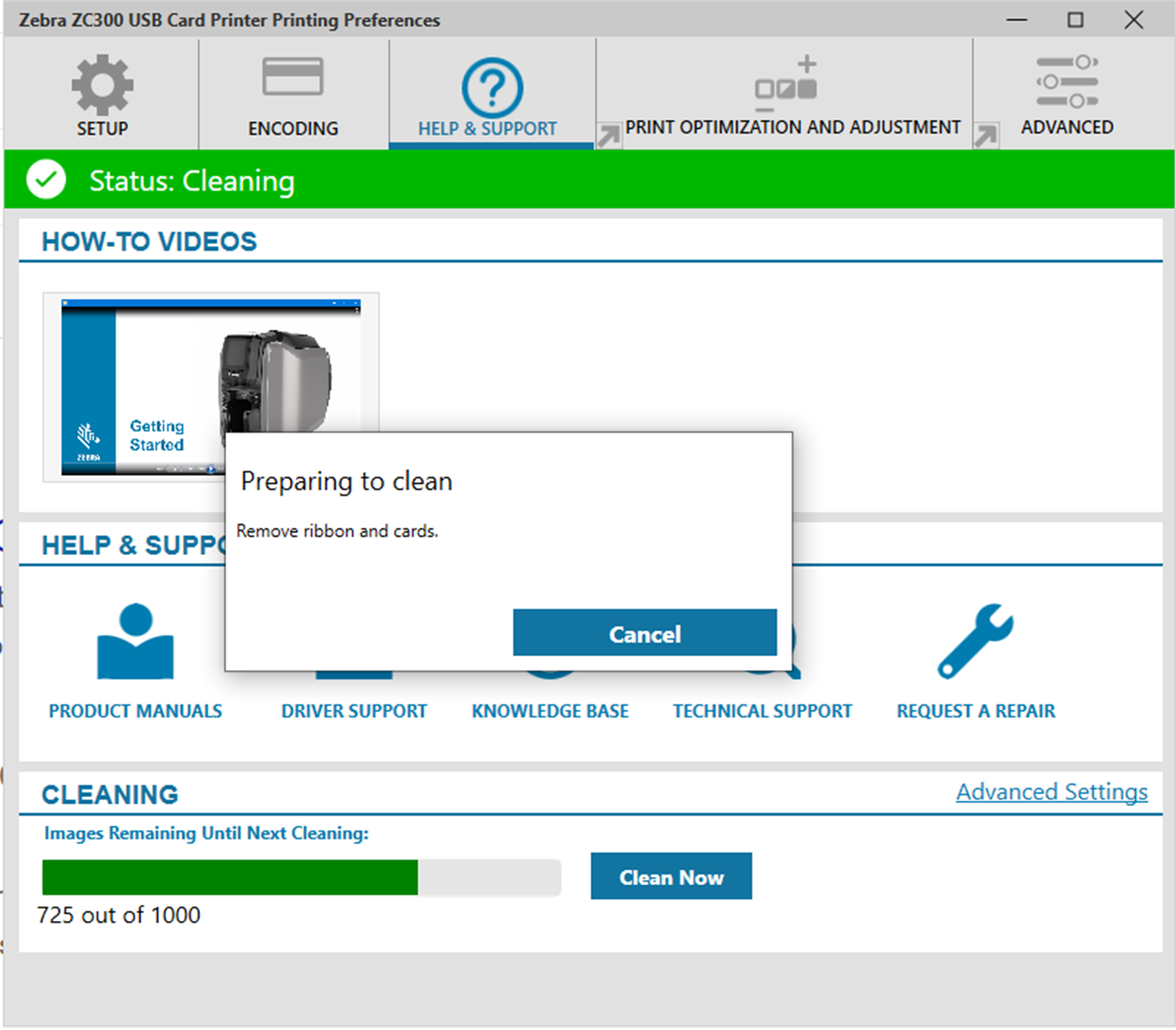 How to Perform ZC300 Cleaning