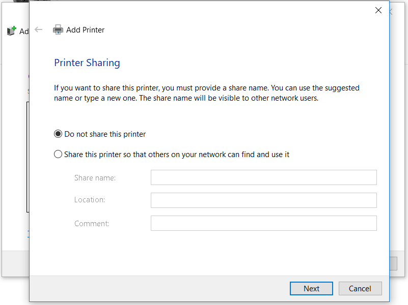 Installing a Network Zebra Printer on a Windows 10 PC