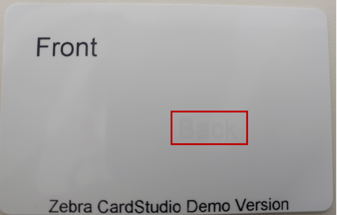 ZC300: Zebra CardStudio Kullanılarak Her İki Tarafa Yazdırılamıyor