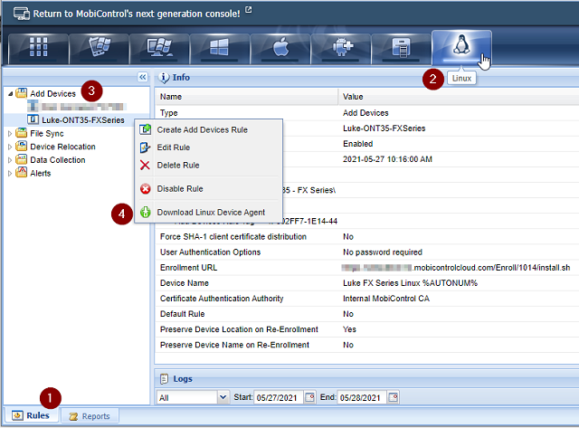 Lettore RFID fisso FX9600