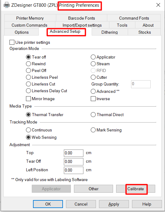 Resolving Extra Blank Label G-Series Printers