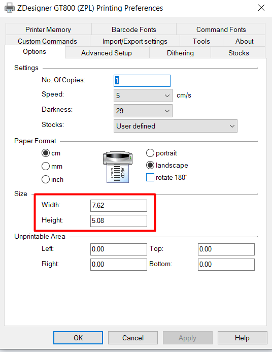 ドライバの設定によるアライメントの問題と工場出荷時のデフォルトへの