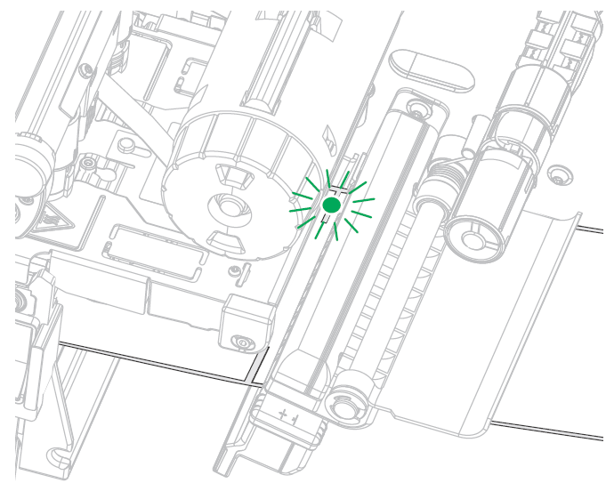 Ajuste de la posición del sensor de papel en las impresoras ZT411 y ZT421