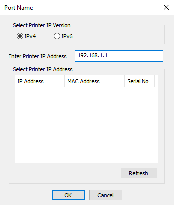 印刷設定を開こうとしたときにオフラインとして表示されるカード