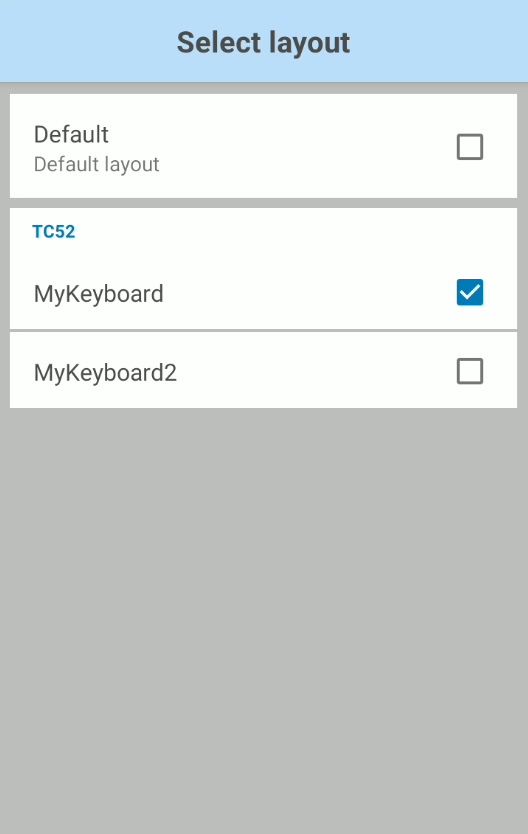 Enterprise Keyboard Custom Layout with Any Application Using DataWedge