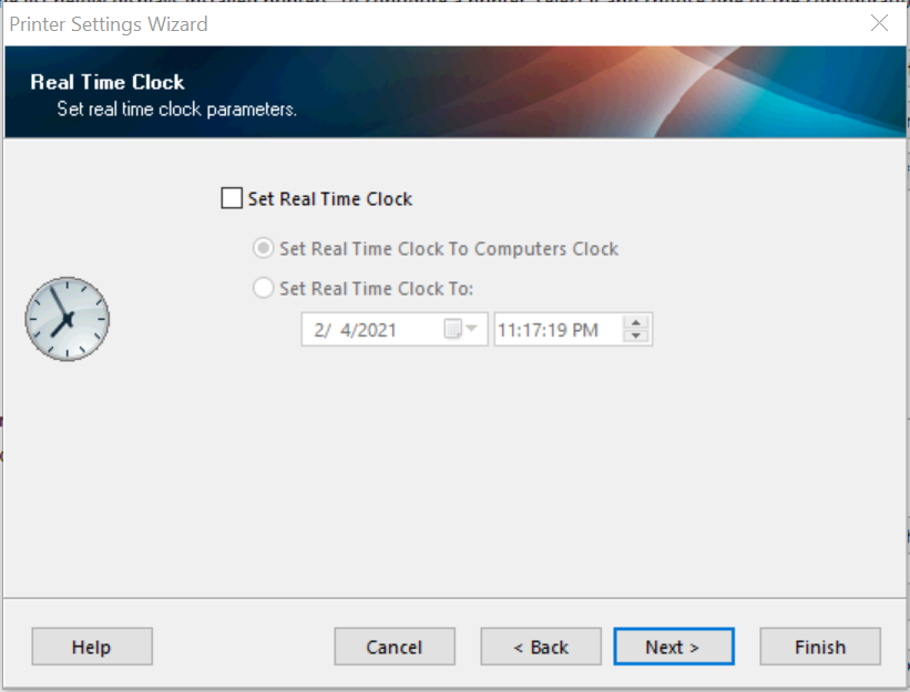 Zebra Setup Utilities Advanced Settings