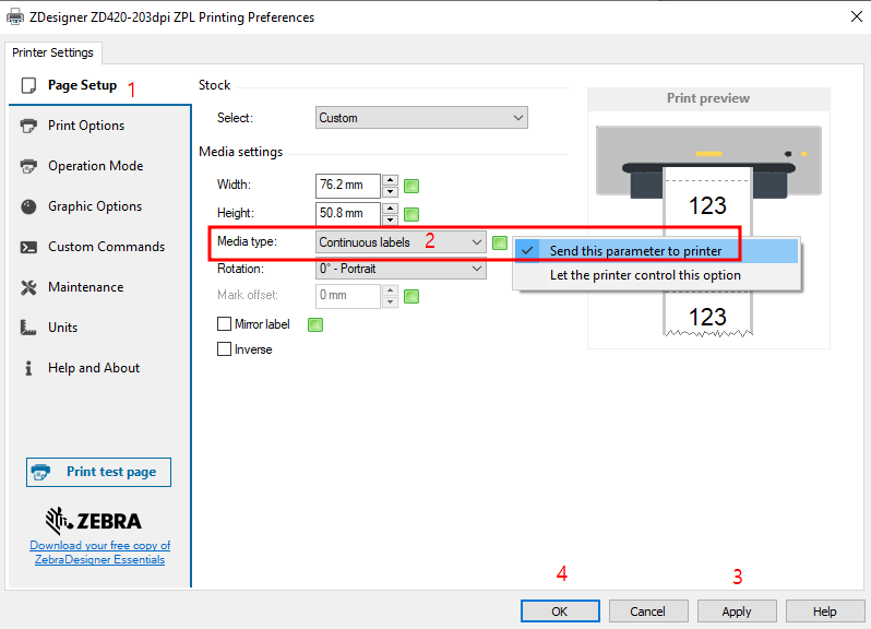 Red Light Blinking Specifically for Continuous Label