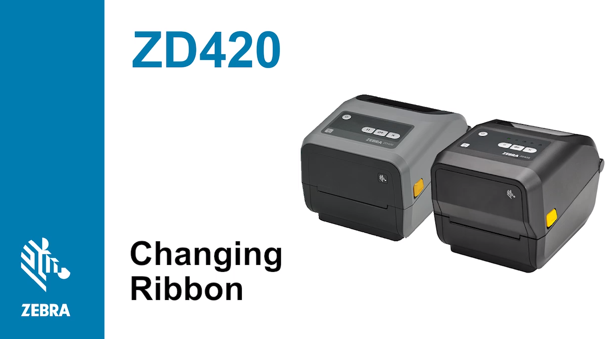 Video: Changing Ribbon Spool on ZD420T