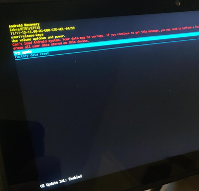 ET51/ET56 Android: Upgrading to Android 11 Prevent Device from Booting