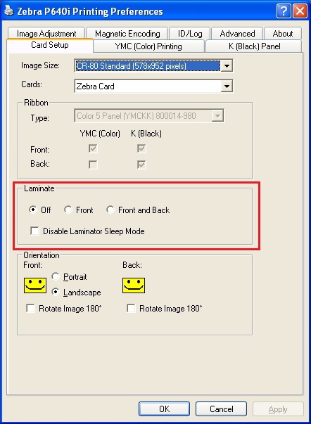 minmin様確認ページ How to Enable or Disable the Lamination Option