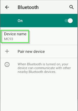 Android Bluetooth対応の名前をリモートで変更できますか