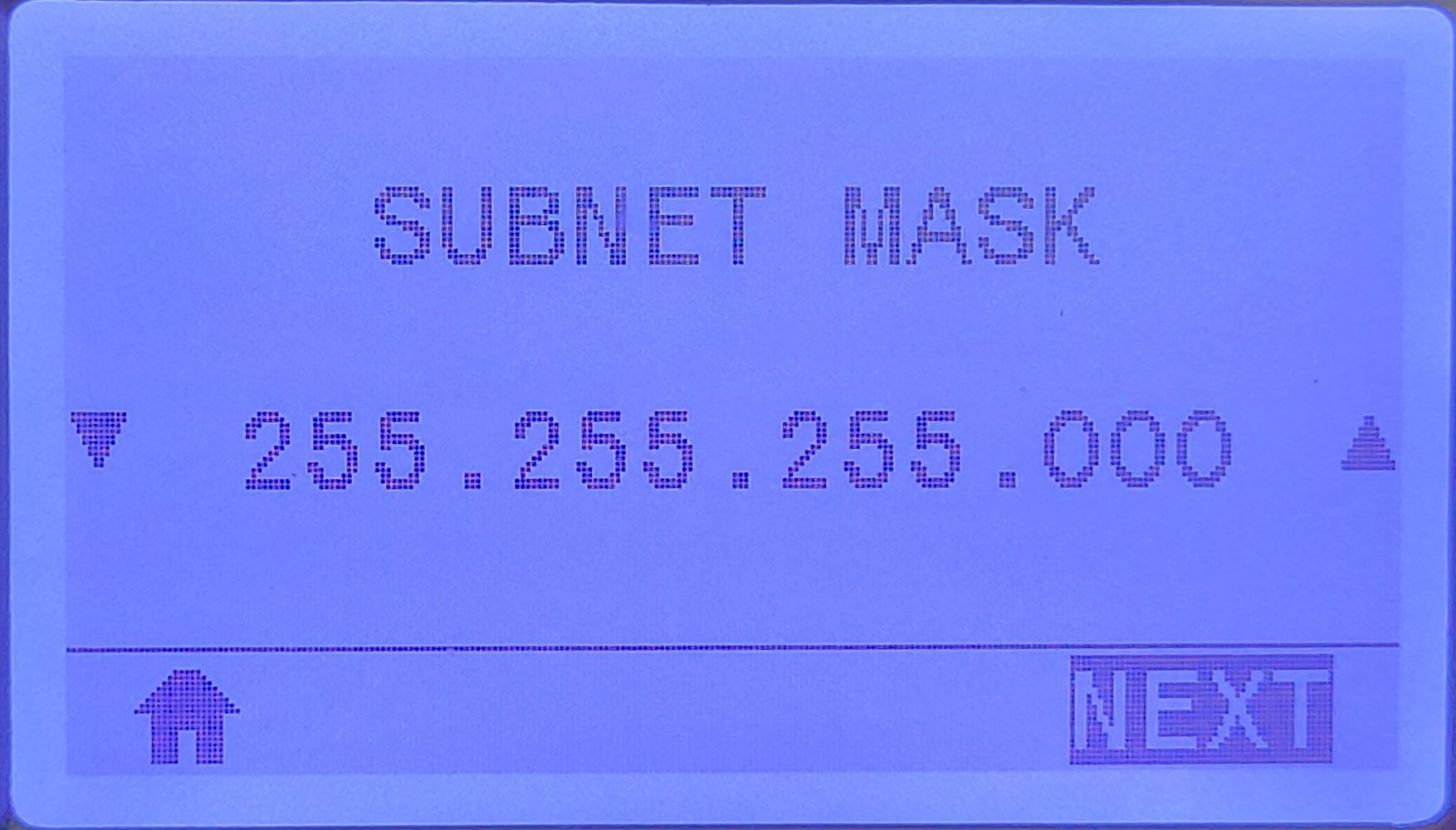 ZT230 Changing the IP Address through the LCD