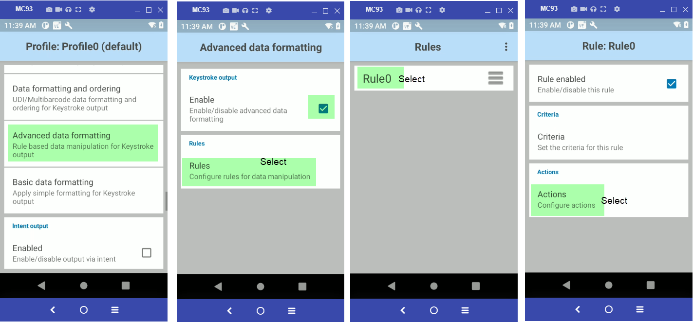 DataWedge Replacing A Group Separator With A Plus Character