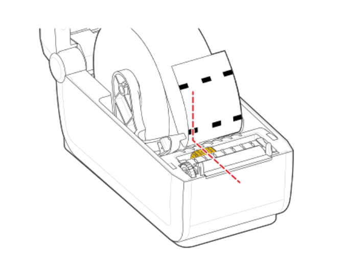 ZD400 Series Media Out Error Using Mark Label