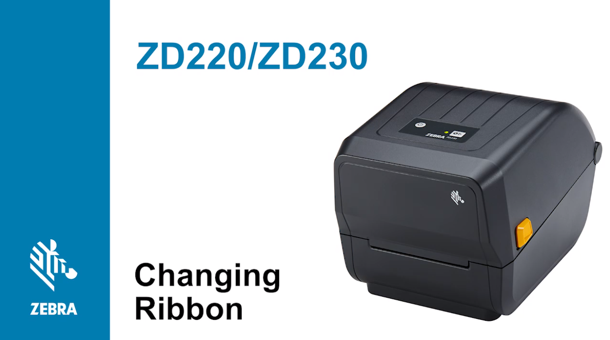 Video Changing Ribbon on ZD220 and ZD230