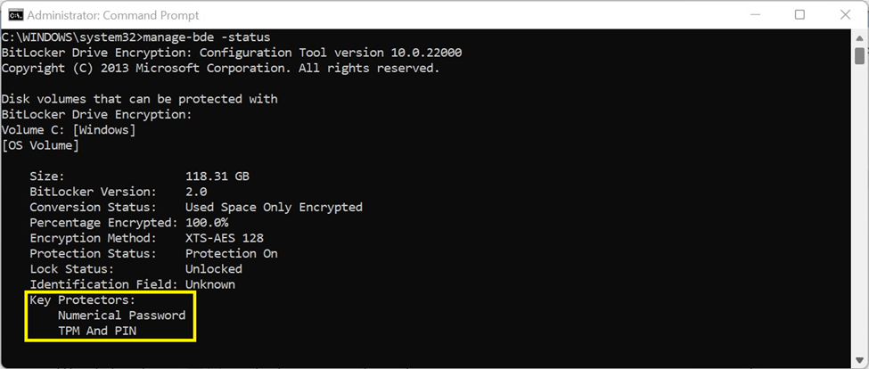 Enable BitLocker and Set Up a BitLocker Preboot PIN in Zebra Tablets ...