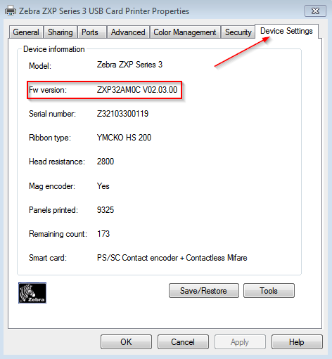 Sprawdzanie wersji sterownika i oprogramowania układowego drukarek
