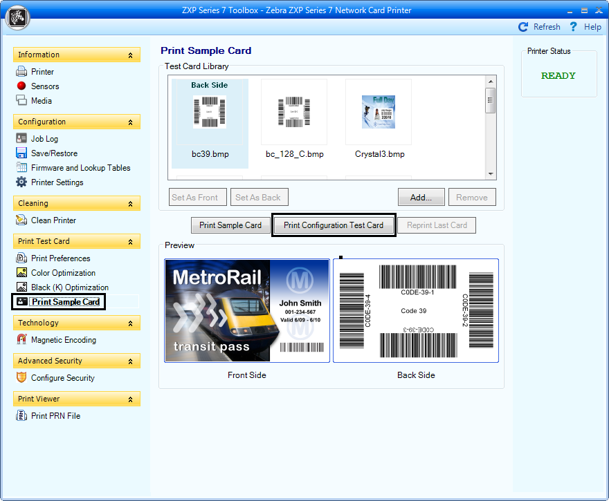 嵂ページ Ayarlar Kendi Kendini Sınama Kartı Yazdırma
