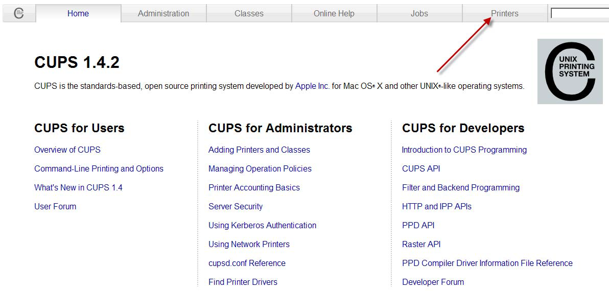 Configuring a Zebra Printer with the CUPS Driver
