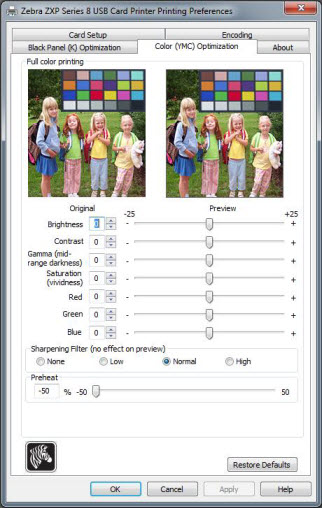 Wrinkles Occur When Using a Custom Card with ZXP Series 8 Card Printer