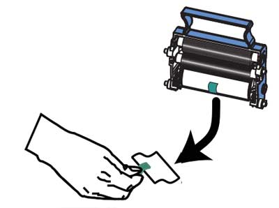 ZXP Series 8 Installing or Replacing the Cleaning Rollers