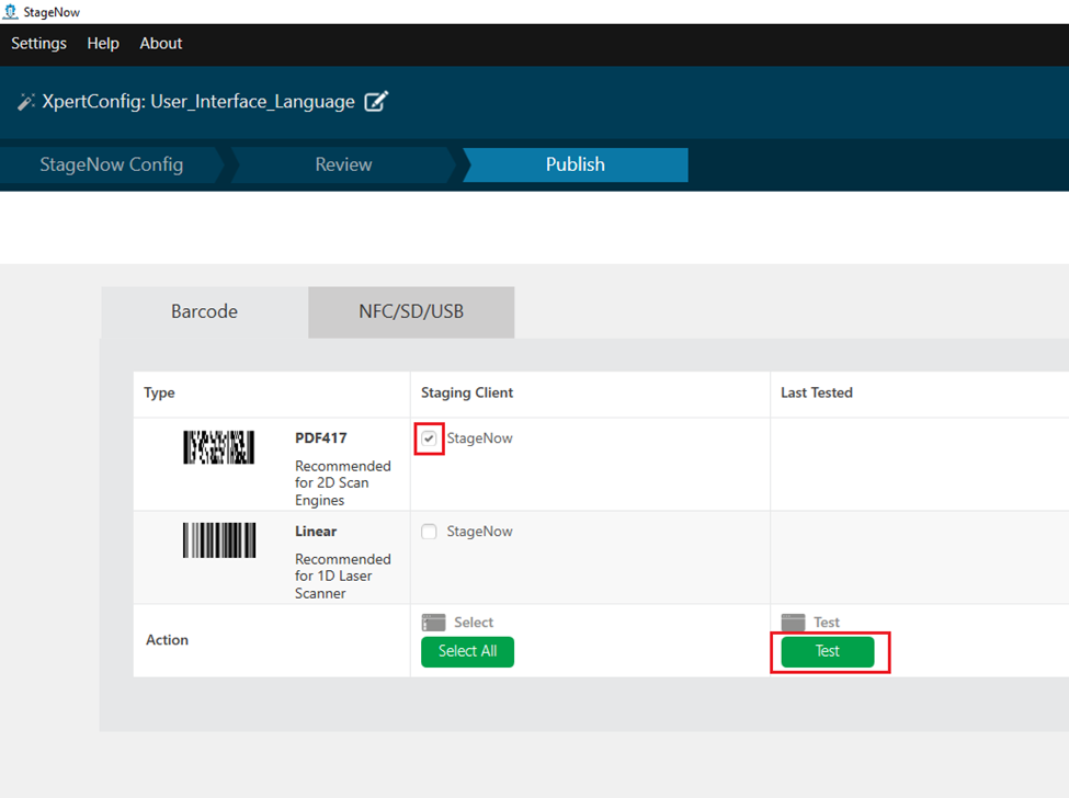 Установите менее популярный язык на мобильный компьютер Zebra Android