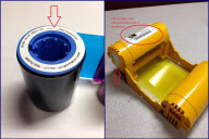 Card Printers: Ribbon Not Recognized in the Driver and Out