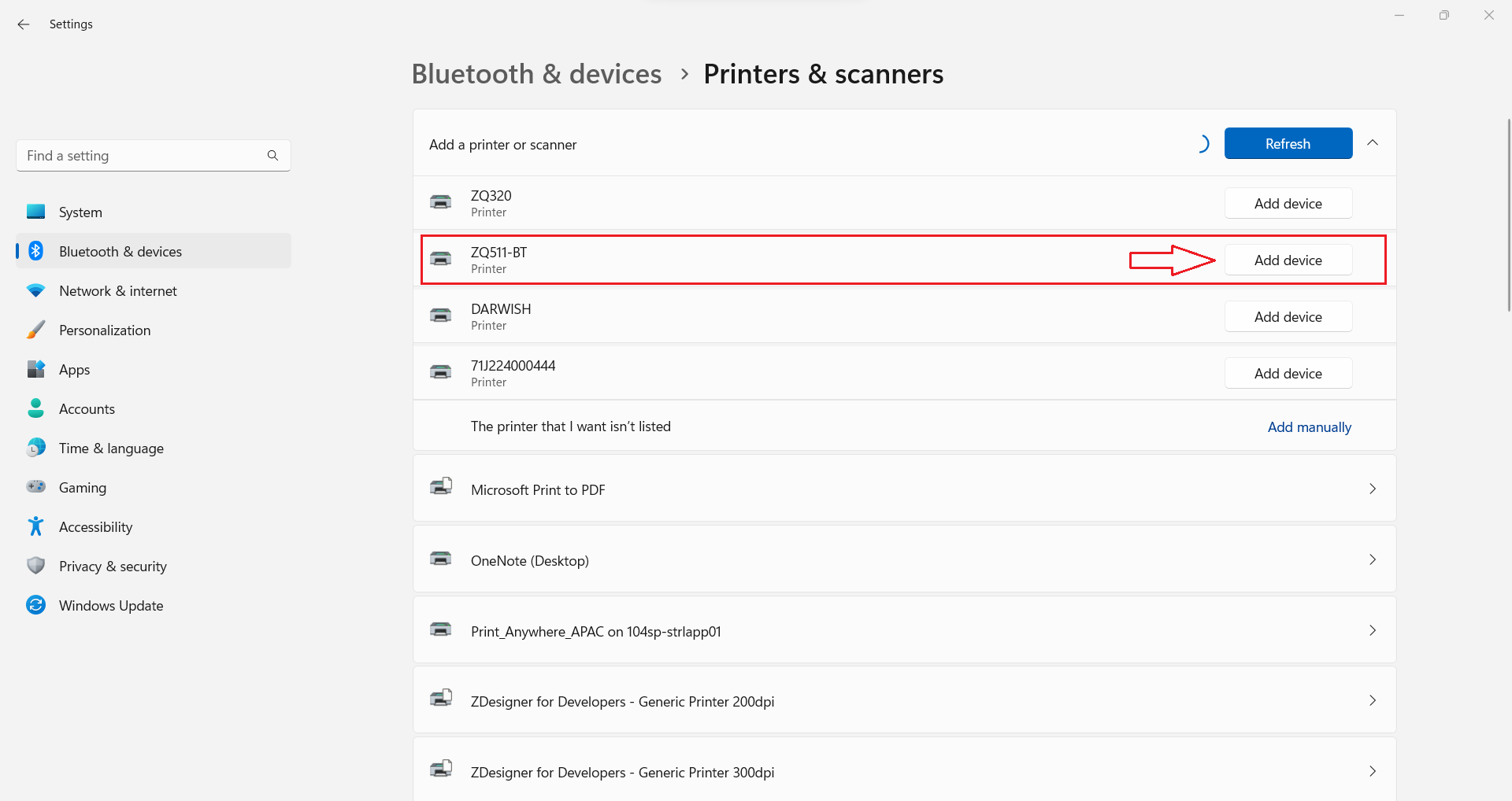 Windows 11 Bluetooth Setup with Zebra Printers