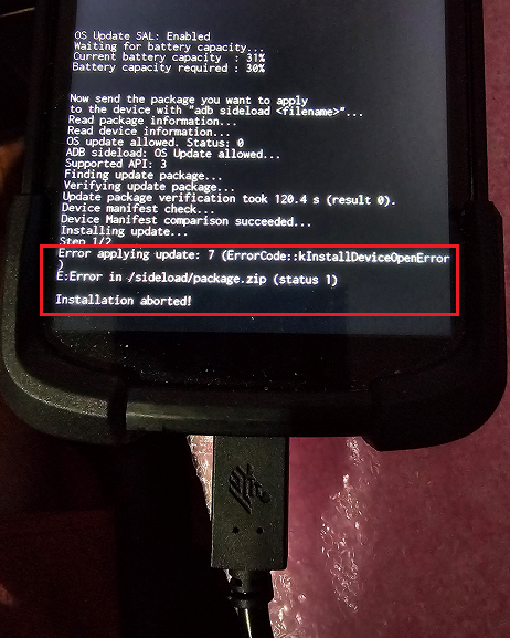 6490 Platform TC53, TC58, TC73, TC78 Mandatory Package